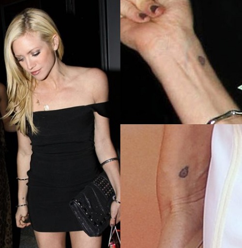 Brittany Snow Wrist Tattoo