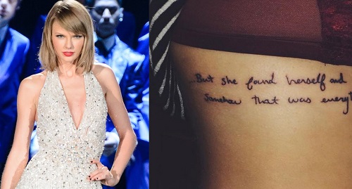Taylor Swift Tattoos